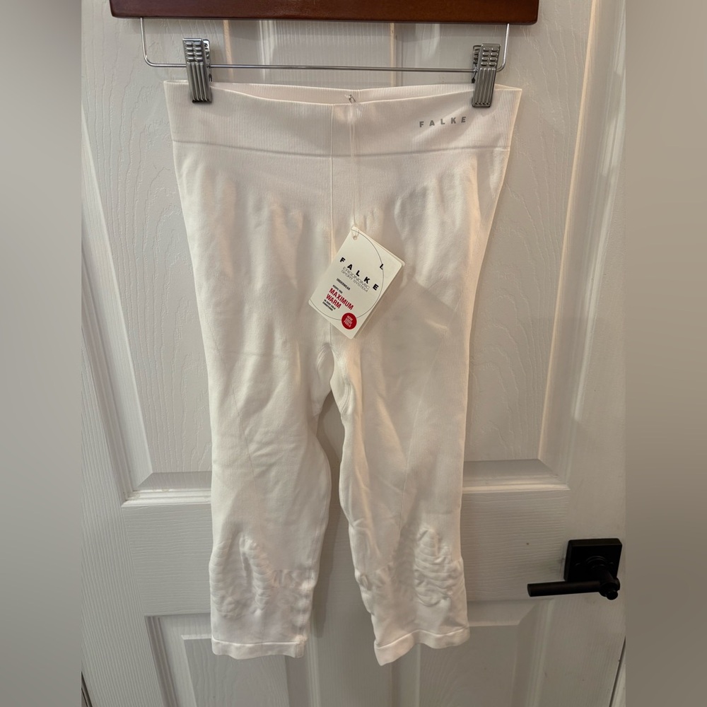FALKE womens White Leggings